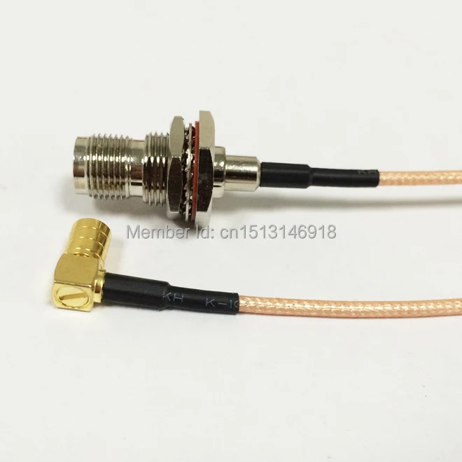 New TNC Female bulkhead Switch SMB Female Jack Right Angle RF coax cable RG316 Wholesale Fast Ship 15CM 6" Adapter
New TNC Female bulkhead Switch SMB Female Jack Right Angle RF coax cable RG316 Wholesale Fast Ship 15CM 6" Adapter