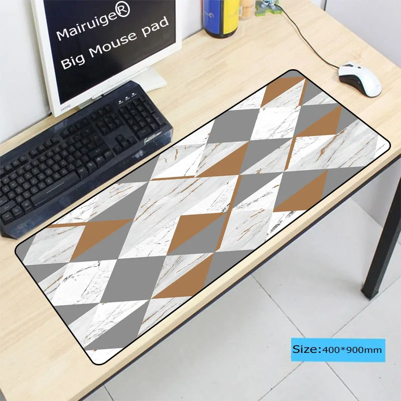 Mairuige Speed Version Large Gaming Mouse Pad Mat For Laptop Computer Desk Pad Keyboard Creative Marble Gray Color 900*400*3mm
Mairuige Speed Version Large Gaming Mouse Pad Mat For Laptop Computer Desk Pad Keyboard Creative Marble Gray Color 900*400*3mm