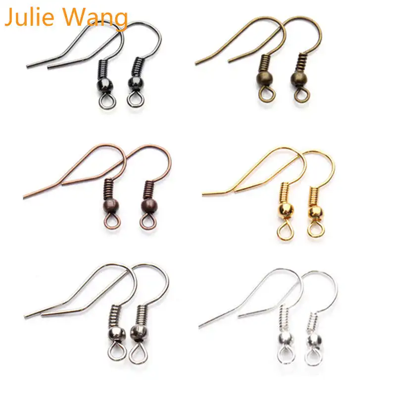 Julie Wang 200PCS 18mm Ear Wire Hooks Iron Earrings Clasps DIY Jewelry Making Accessory 7 Colors Available Wholesale
Julie Wang 200PCS 18mm Ear Wire Hooks Iron Earrings Clasps DIY Jewelry Making Accessory 7 Colors Available Wholesale