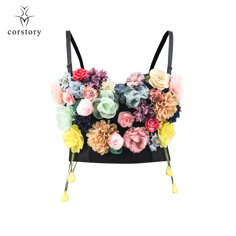 Victorian Black Cotton & Colorful Flower Push Up Sexy Bras For Women Bralette Top Dance Party Clubwear Gothic Plus Size Bra XXL
Victorian Black Cotton & Colorful Flower Push Up Sexy Bras For Women Bralette Top Dance Party Clubwear Gothic Plus Size Bra XXL