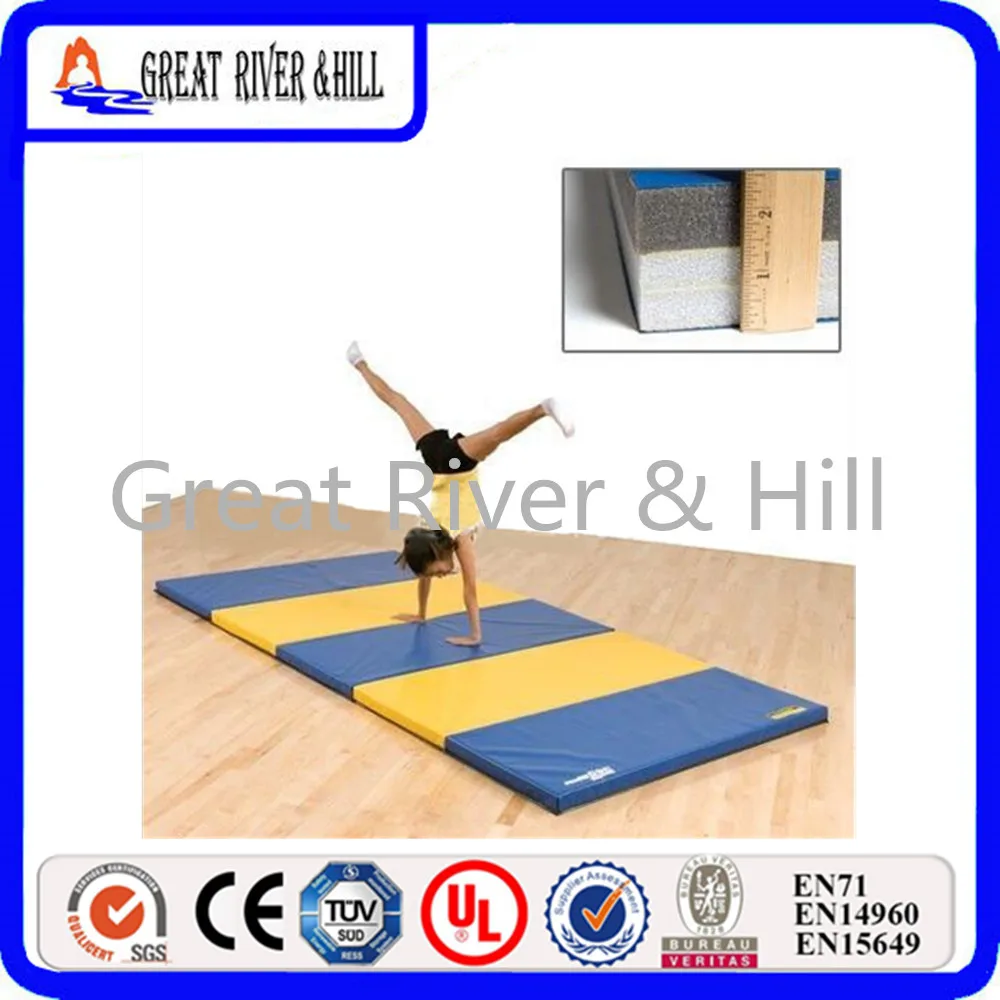 Складной гимнастический коврик Great River ham размер 8ftx4ftx2inch|gymnastics mats|exercise gymnastic matsfolding