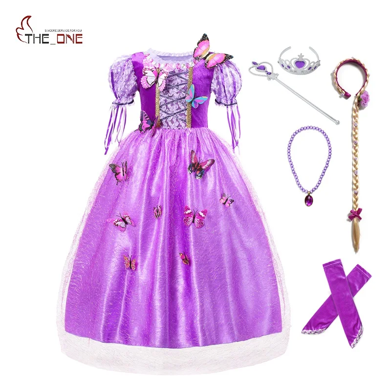 MUABABY Girl Dress up Ball Gown Puff Sleeve 5 Layers Tangled Princess Costume with Oversleeve Kids Hallowen Party Dress
MUABABY Girl Dress up Ball Gown Puff Sleeve 5 Layers Tangled Princess Costume with Oversleeve Kids Hallowen Party Dress