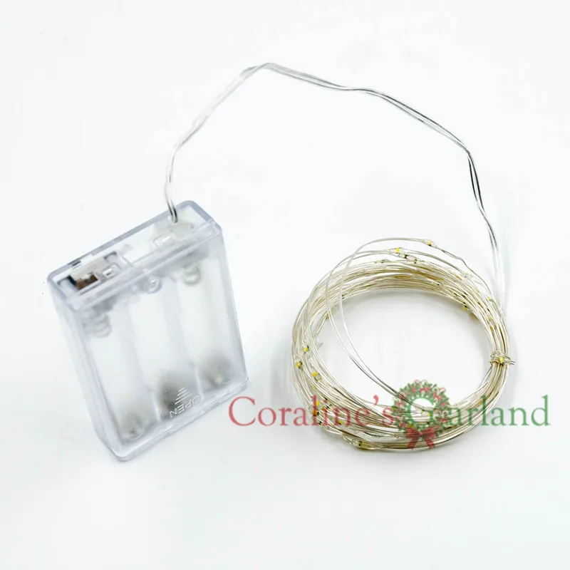 10M 100 LED Battery string lights Silver Wire Fairy Light string for Christmas Party Holiday wedding Garden Decoration
10M 100 LED Battery string lights Silver Wire Fairy Light string for Christmas Party Holiday wedding Garden Decoration
