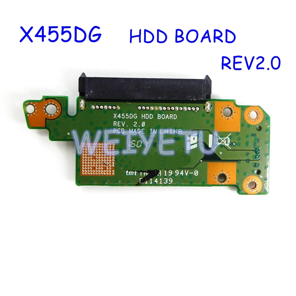 X455DG HDD BOARD REV2.0 For ASUS X455 X455D X455DG hard drive HDD board test good free shipping
X455DG HDD BOARD REV2.0 For ASUS X455 X455D X455DG hard drive HDD board test good free shipping