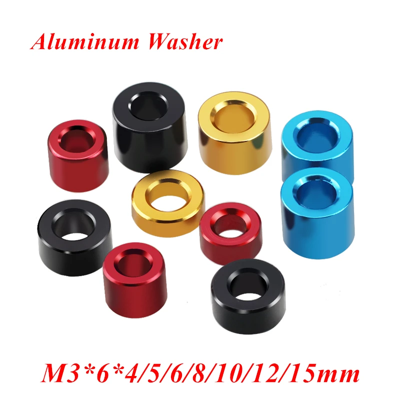 10pcs Aluminum flat washer M3 Round hollow No Thread standoff spacer aluminum Bushing gasket Sleeve for RC Models
10pcs Aluminum flat washer M3 Round hollow No Thread standoff spacer aluminum Bushing gasket Sleeve for RC Models