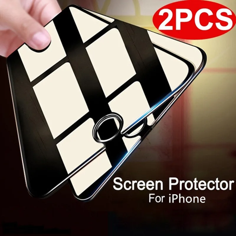 2-Pack Tempered Glass For iphone X XS MAX XR 7 8 6 6S Plus 5 5S SE Screen Protector Cover Guard Explosion Shockproof Glass Film
2-Pack Tempered Glass For iphone X XS MAX XR 7 8 6 6S Plus 5 5S SE Screen Protector Cover Guard Explosion Shockproof Glass Film