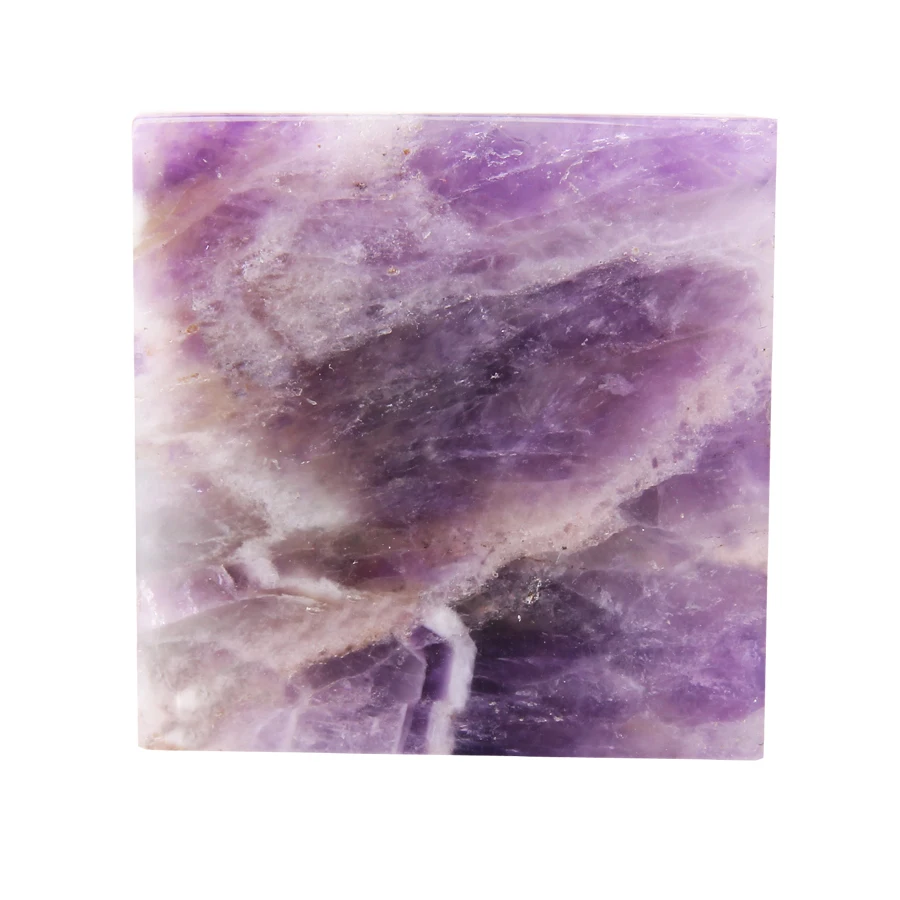 waluolan 2018 100% natural amethyst quartz 40mm pyramid healing Chakra Stones Healing Reiki