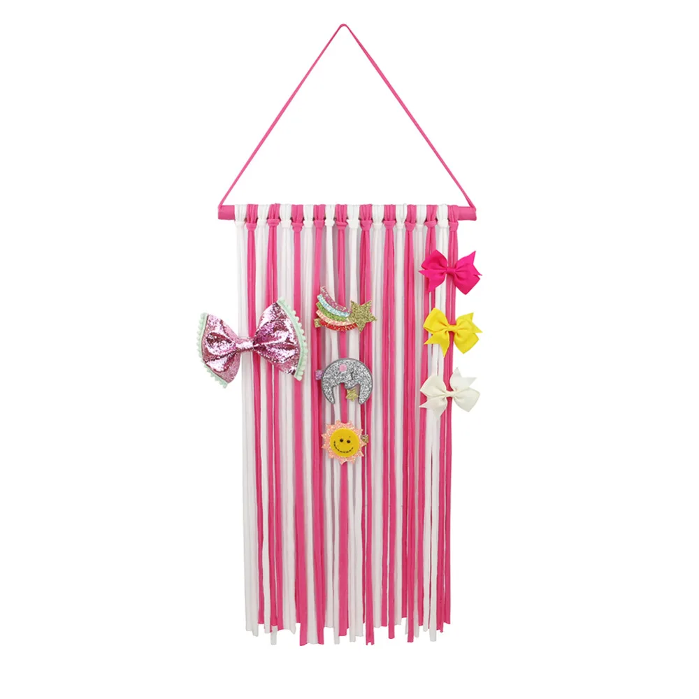 Fioday Striped Ribbons Hanger Hairbow Holder for Women Girls Hair Clips Storage Belt Hairpins Barretes Holder for Headwear
Fioday Striped Ribbons Hanger Hairbow Holder for Women Girls Hair Clips Storage Belt Hairpins Barretes Holder for Headwear
