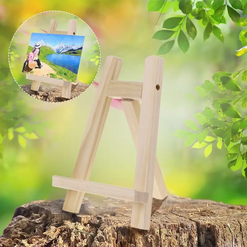 Mini Artist Wooden Easel Wood Stand Display Holder For Party Decoration 20*28cm Triange Easel
Mini Artist Wooden Easel Wood Stand Display Holder For Party Decoration 20*28cm Triange Easel
