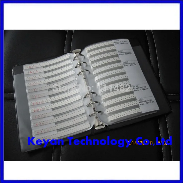 Новый образец резистора 0805 SMD книга 177 значений X 50 шт. = 8850 пакет с электронными