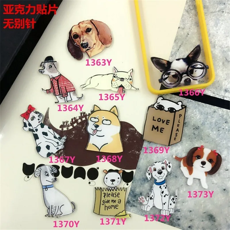 New Arrival Acrylic costumes Badge HARAJUKU dog Pin up Cute dog Wave point Broche Epaulette XZ26
New Arrival Acrylic costumes Badge HARAJUKU dog Pin up Cute dog Wave point Broche Epaulette XZ26