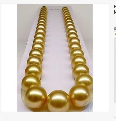 Women Gift word Love >>>>>elgant AAA south sea 12-13mm gold round pearl necklace 18"/AU585 GOLD mujer for -jewelry
Women Gift word Love >>>>>elgant AAA south sea 12-13mm gold round pearl necklace 18"/AU585 GOLD mujer for -jewelry