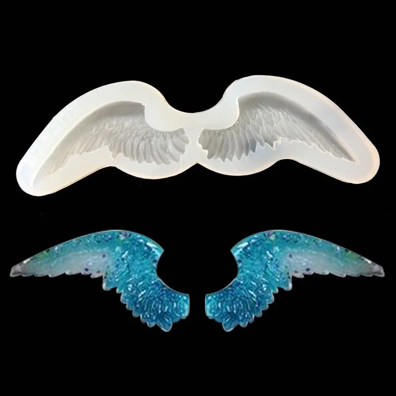 Фото Зеркальная силиконовая форма в виде крыльев Ангела 16085|Формы для - купить