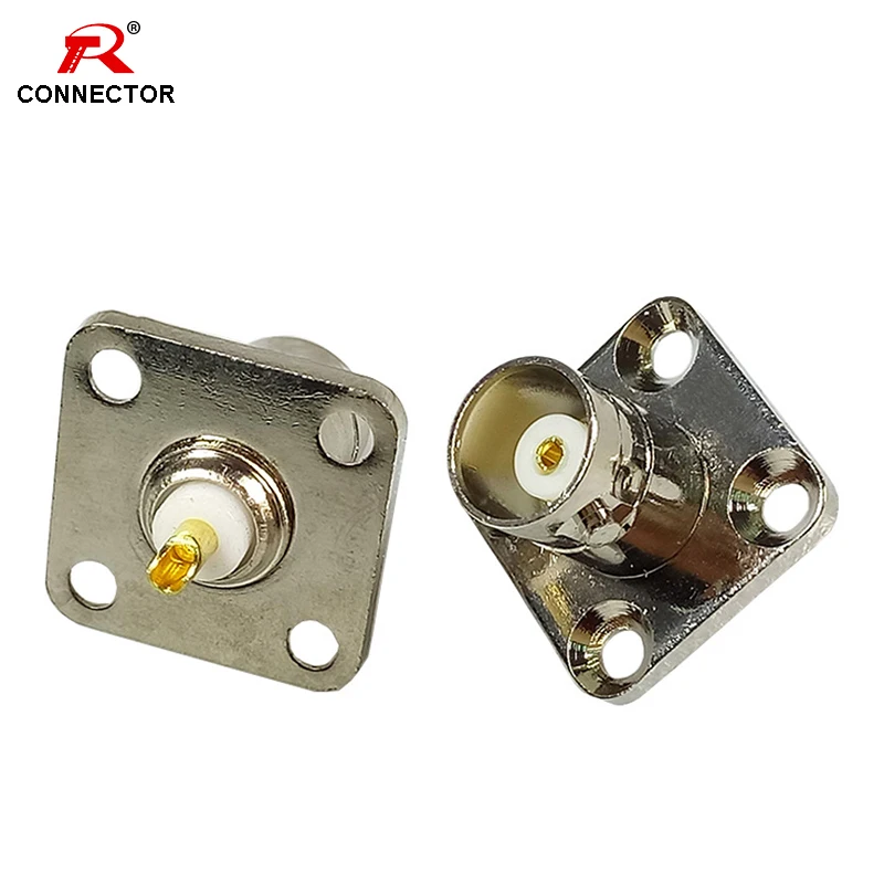 50pcs BNC Jack 4 Hole Flange Panel Chassis Mount Solder Plug BNC Female Panel Mount Connectors RF Coaxial Copper CONNECTOR
50pcs BNC Jack 4 Hole Flange Panel Chassis Mount Solder Plug BNC Female Panel Mount Connectors RF Coaxial Copper CONNECTOR