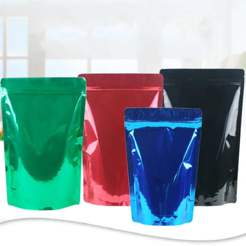 50pcs Zip lock stand up bag food candy gift coffee packaging storage bags aluminum foil seal sealing pouch small large package
50pcs Zip lock stand up bag food candy gift coffee packaging storage bags aluminum foil seal sealing pouch small large package