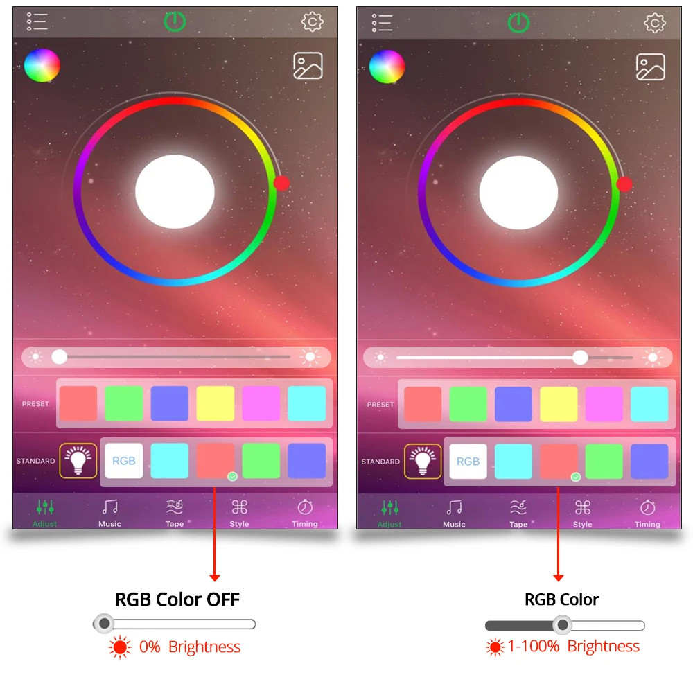 5-24V Smart LED RGB RGBW Bluetooth Controller USB 24 40 Key IR Remote For 3528 5050 Light Strip Multicolor Changing TV Backlight
5-24V Smart LED RGB RGBW Bluetooth Controller USB 24 40 Key IR Remote For 3528 5050 Light Strip Multicolor Changing TV Backlight