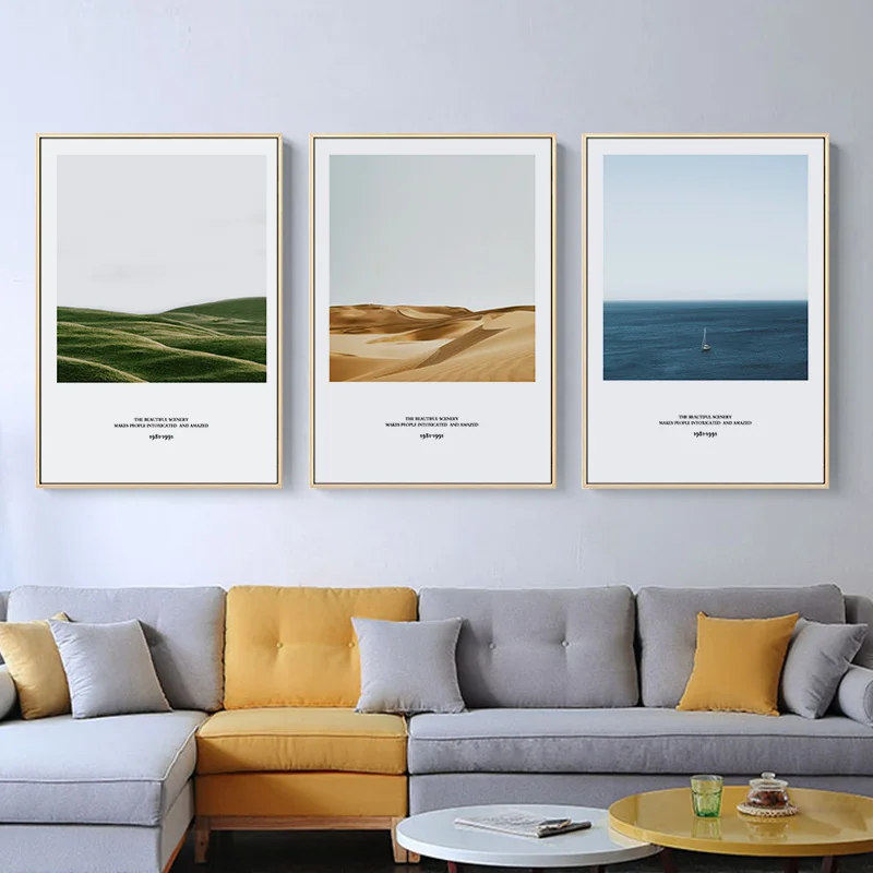 Nordic Landscape Sea Desert Prairie Canvas Painting Posters Print Modern Decor Wall Art Pictures For Living Room Bedroom Aisle
Nordic Landscape Sea Desert Prairie Canvas Painting Posters Print Modern Decor Wall Art Pictures For Living Room Bedroom Aisle