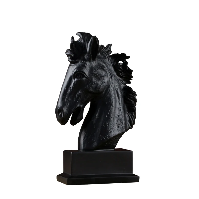 Creativity Horse Head Statues Animals Art Sculpture Resin Craft Nordic Modern Home Decoration Crafts Room Wedding Gifts R652
Creativity Horse Head Statues Animals Art Sculpture Resin Craft Nordic Modern Home Decoration Crafts Room Wedding Gifts R652