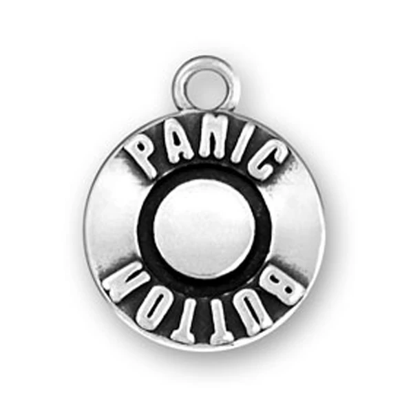 30Pcs/Lot Zinc Alloy Antique Silver Plated Trendy Alphabet Panic Button Circle Charms Jewelry For DIY|jewelry gun|charmed jewelryjewelry paypal |