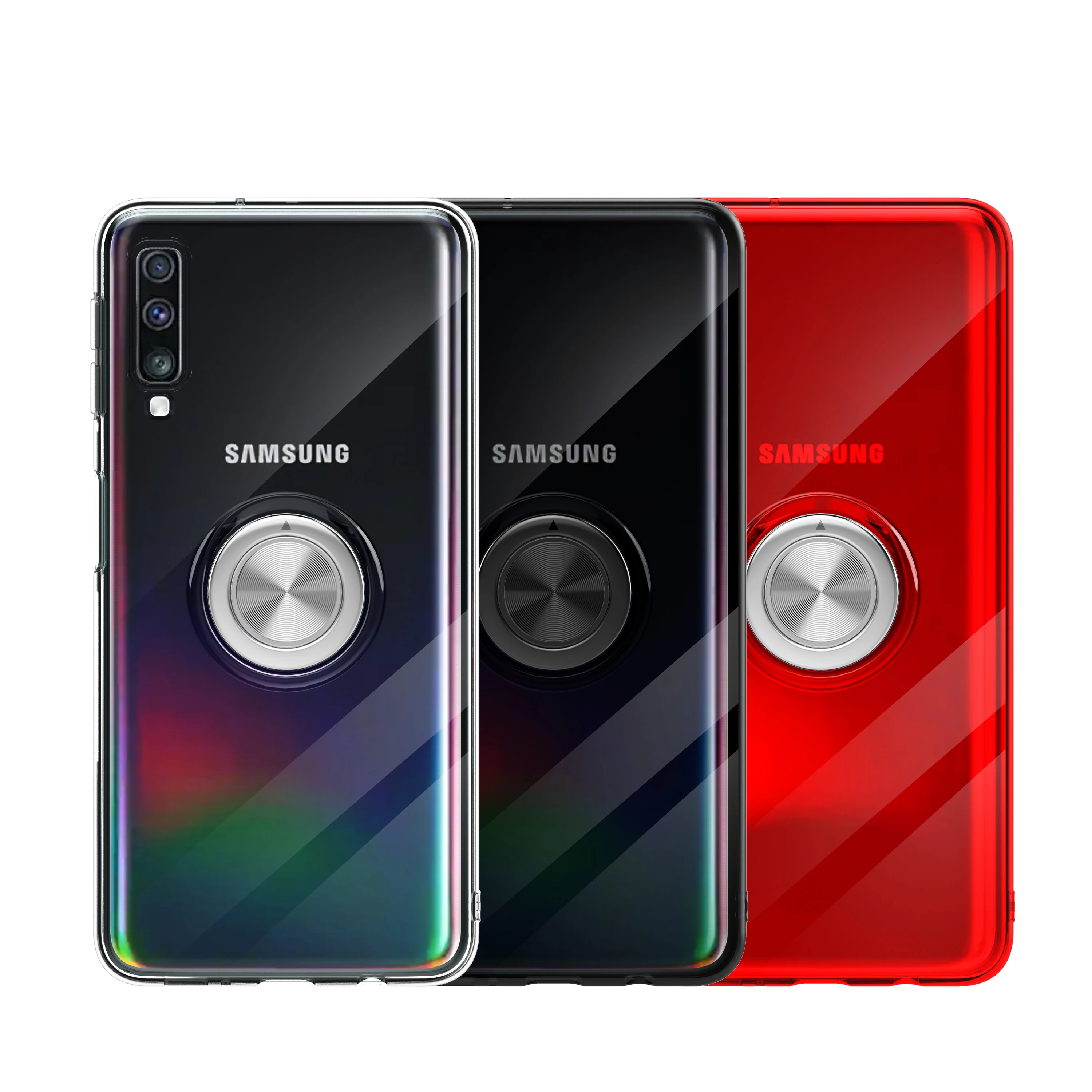Shockproof Soft Transparent Case For Samsung Galaxy A7 2018 Stand Holder Car Ring Phone Cover for Samsung A7 2018 A750 A750F
Shockproof Soft Transparent Case For Samsung Galaxy A7 2018 Stand Holder Car Ring Phone Cover for Samsung A7 2018 A750 A750F