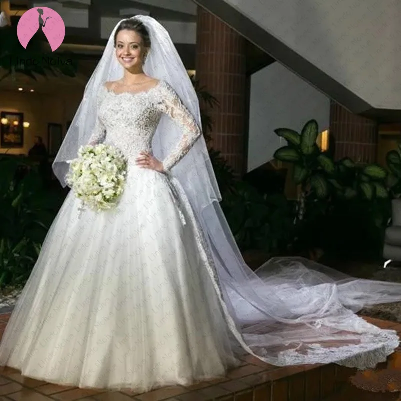 Vestidos de Noiva бальное платье 2 em 1 Свадебные платья 2019 со съемным шлейфом
