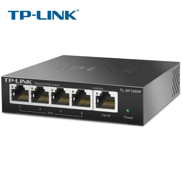 

TP-Link TL-SF1005P 5 Port 100Mbps Unmanaged Ethernet Network Desktop Switch POE