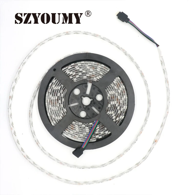 SZYOUMY 5M DC12V Waterproof LED Strip 5050 SMD 60Led/m Flexible Led Light White, Warm white, Red, Green, Blue, RGB Tape Ribbon
SZYOUMY 5M DC12V Waterproof LED Strip 5050 SMD 60Led/m Flexible Led Light White, Warm white, Red, Green, Blue, RGB Tape Ribbon