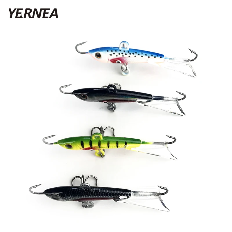 Yernea 4pcs/lot 6 cm Winter Fishing Lure Ice Jig Bait Carp Fishing hooks Lead Hard Baits Fishing Bait Tackle Lures Ice Carp
Yernea 4pcs/lot 6 cm Winter Fishing Lure Ice Jig Bait Carp Fishing hooks Lead Hard Baits Fishing Bait Tackle Lures Ice Carp