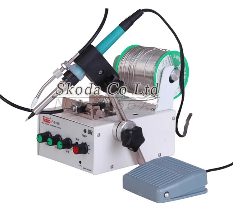 70W F3100B Foot Switch Send Tin Soldering Machine Automatic Feeding Constant Temperature Iron |