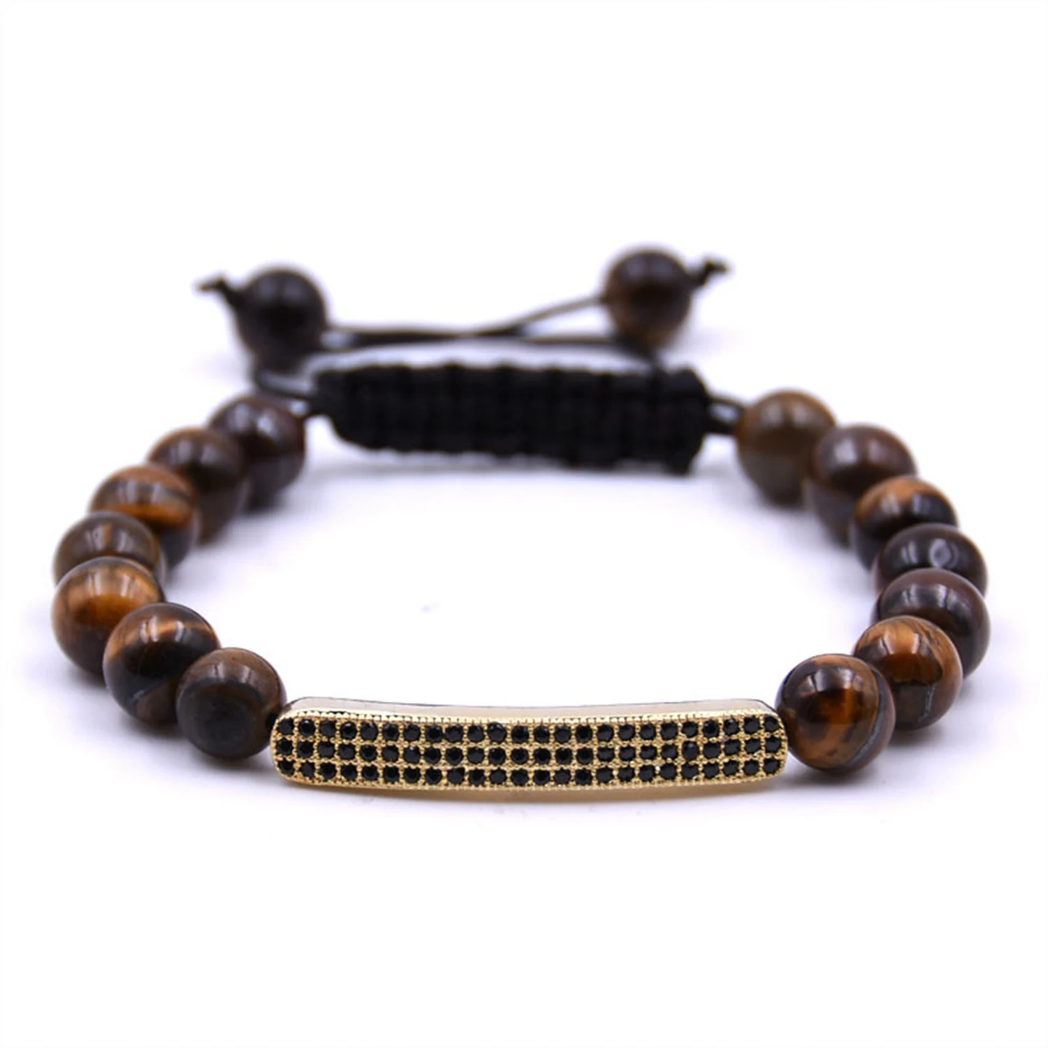 JOYA GIFT Natural Semi Precious Stone 8MM Beaded Bracelet High Quality Gold Tube Pipe Adjustable Women Friendship Bangles Lol
JOYA GIFT Natural Semi Precious Stone 8MM Beaded Bracelet High Quality Gold Tube Pipe Adjustable Women Friendship Bangles Lol