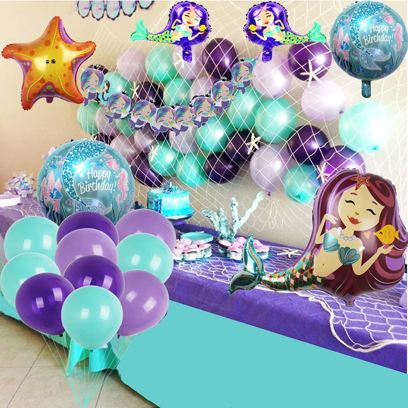 80pc Mermaid Themed Parties Decoration Mermaid Foil Balloon Party Birthday Mermaid Bunting Banner Birthday Party Decoration Kids
80pc Mermaid Themed Parties Decoration Mermaid Foil Balloon Party Birthday Mermaid Bunting Banner Birthday Party Decoration Kids