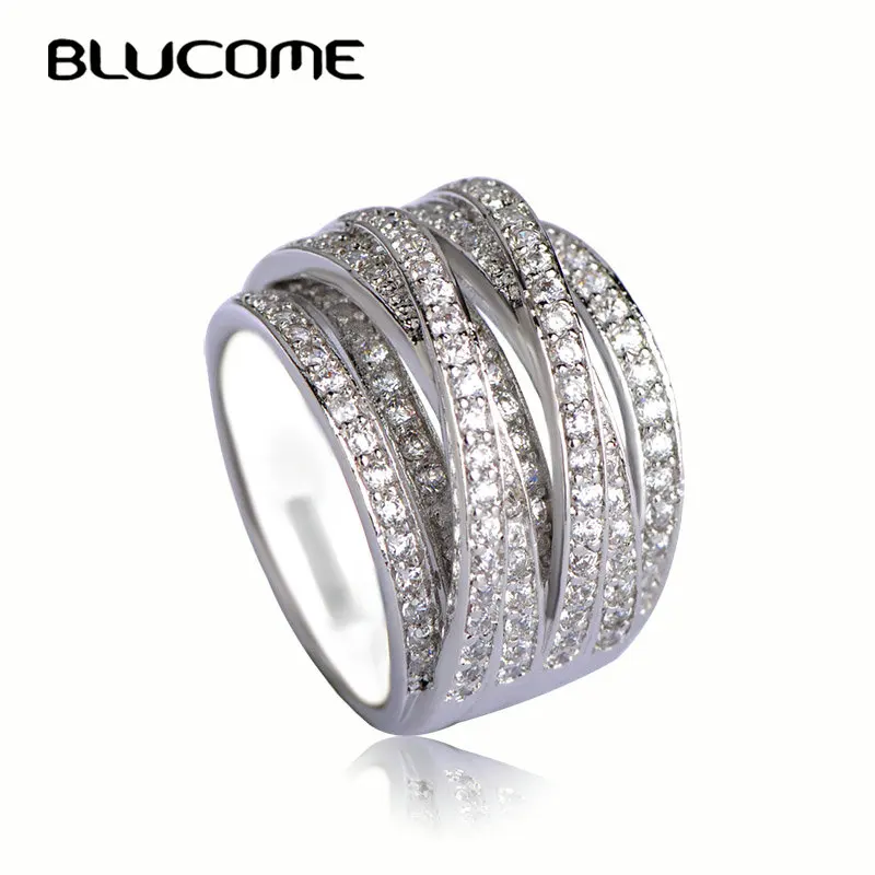 Blucome New Arrival Brand Zircon Copper Rings Joias Engagement Ring Luxurious Love Anel Feminino Bague Big Size Finger Bijoux
Blucome New Arrival Brand Zircon Copper Rings Joias Engagement Ring Luxurious Love Anel Feminino Bague Big Size Finger Bijoux
