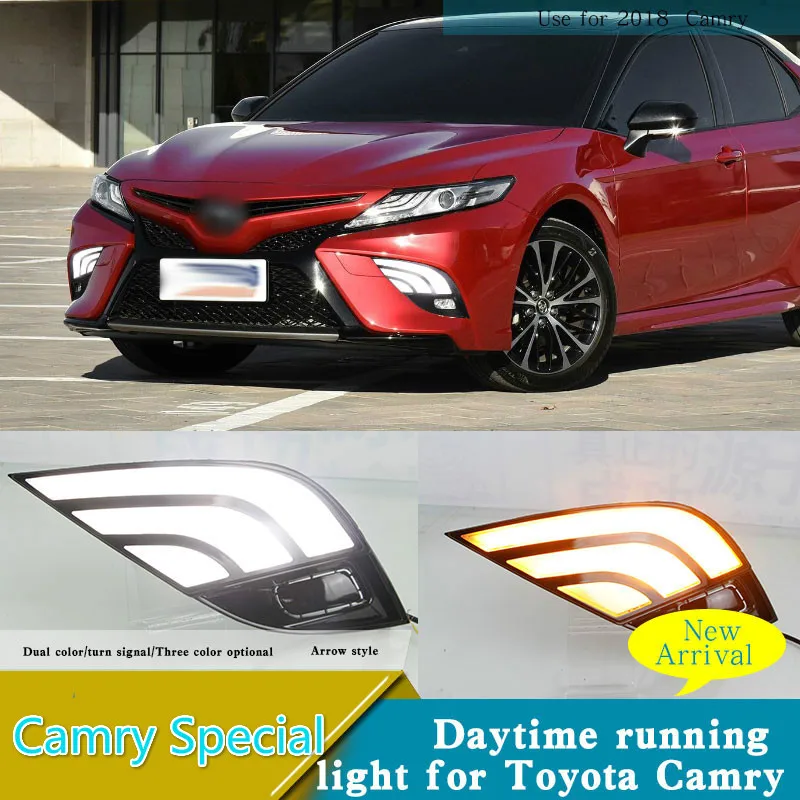 Day Light led drl for Toyota Camry US 2018 model led drl with yellow signal fog lamp Non-destructive installation
Day Light led drl for Toyota Camry US 2018 model led drl with yellow signal fog lamp Non-destructive installation