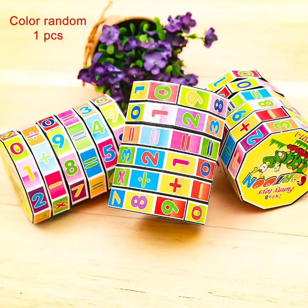 Children Arithmetic Toys Cylindrical V-cube 6 Numbers Magic Cube Toy Puzzle Game Gift to Help Children Learning Math
Children Arithmetic Toys Cylindrical V-cube 6 Numbers Magic Cube Toy Puzzle Game Gift to Help Children Learning Math
