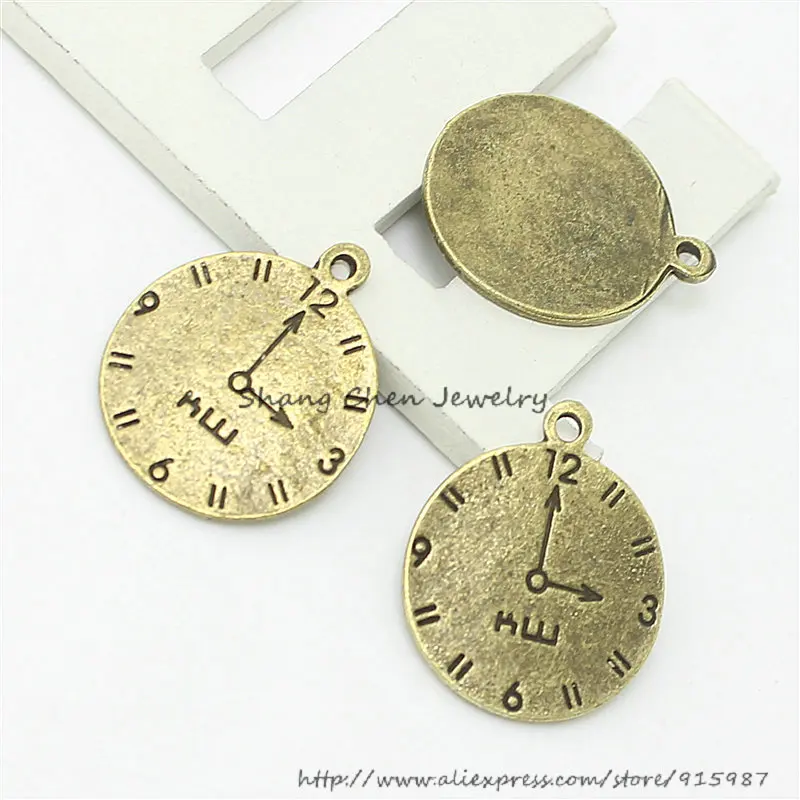 Sweet Bell 30pcs 20*24mm Antique Bronze Metal Zinc Alloy Trendy Clock Vintage Jewelry Charm Jewelry Making Findings D1156
Sweet Bell 30pcs 20*24mm Antique Bronze Metal Zinc Alloy Trendy Clock Vintage Jewelry Charm Jewelry Making Findings D1156