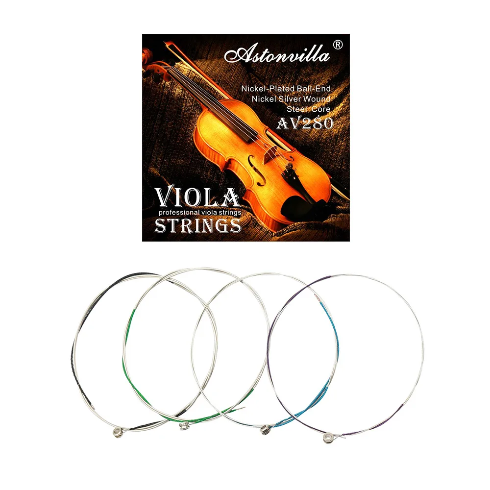 Высокое качество веревочки Viola полный набор (E A D G) стальной сердечник никелево