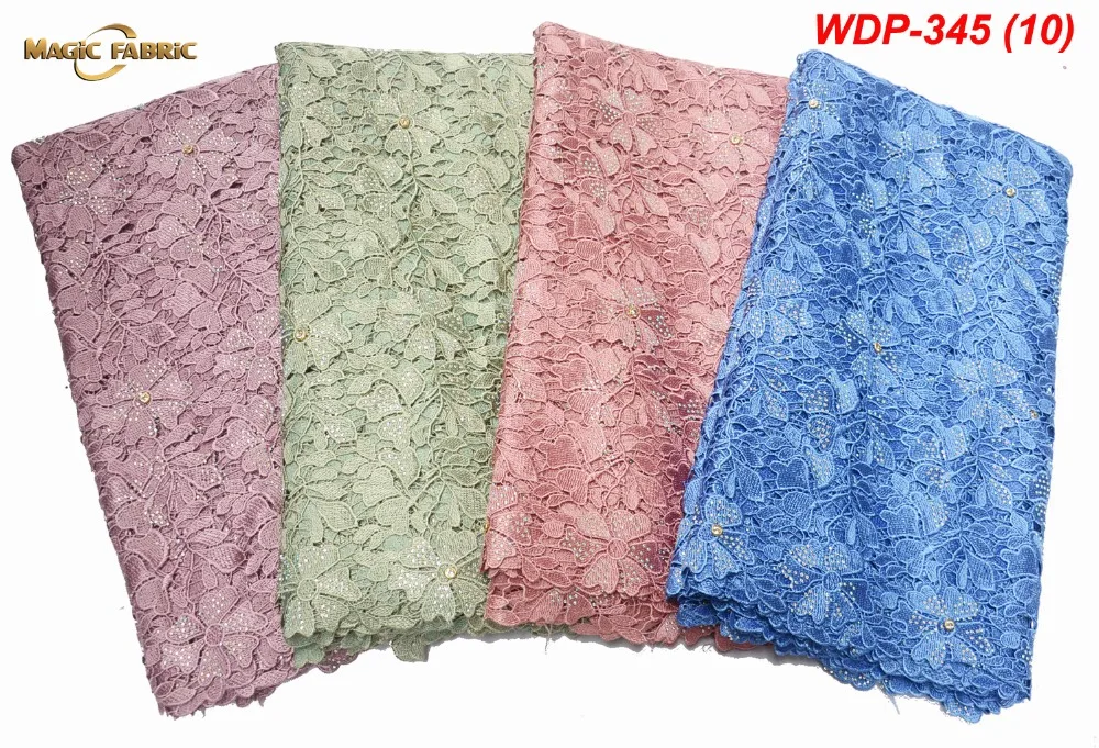 High quality african lace fabric/ Nigeria soluble Water guipure cord lace fabric for wedding WDP-345
High quality african lace fabric/ Nigeria soluble Water guipure cord lace fabric for wedding WDP-345