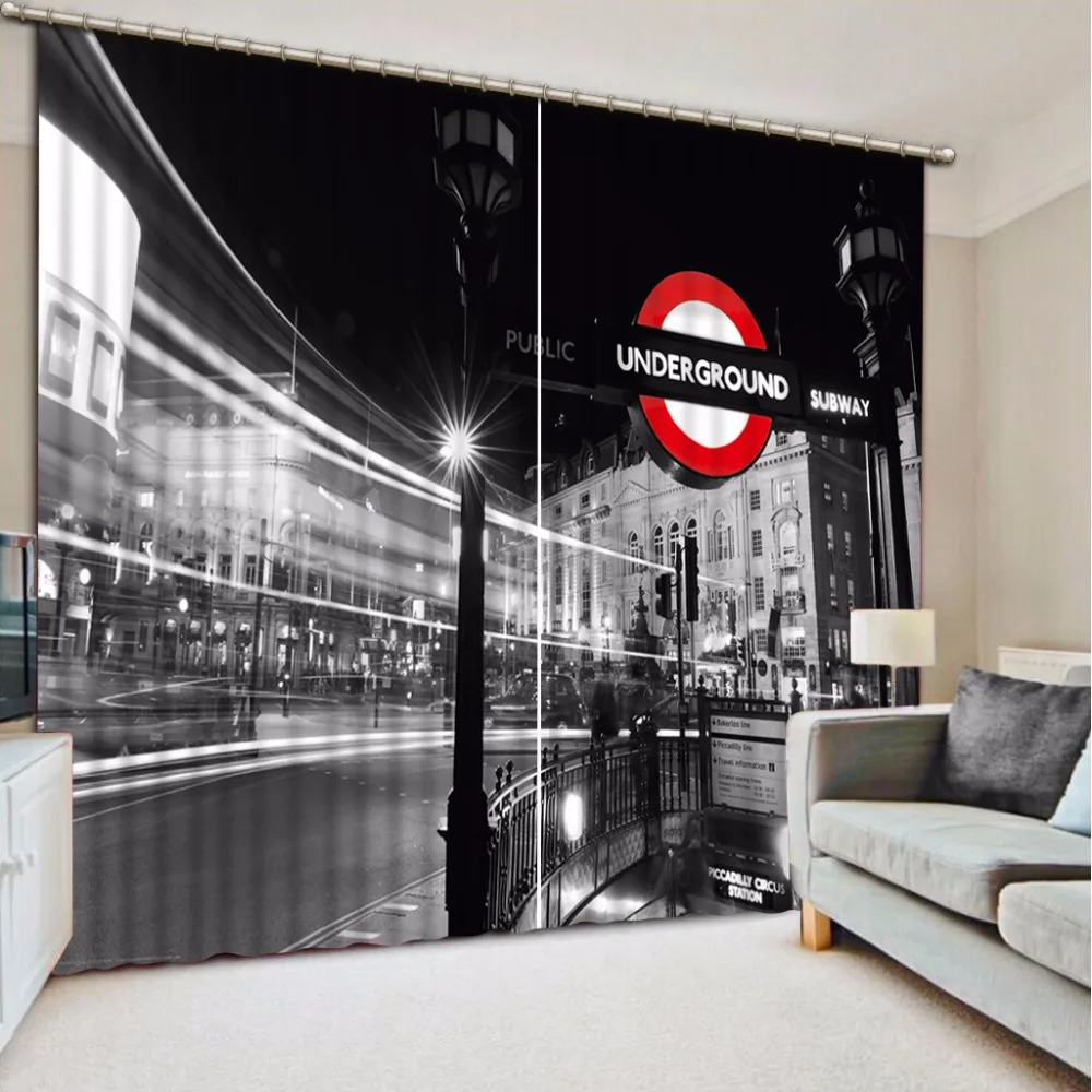 3D Curtain Blackout Shade Window Curtains Black And White City Lights Curtains For Living Room 3D Bathroom Shower Curtain
3D Curtain Blackout Shade Window Curtains Black And White City Lights Curtains For Living Room 3D Bathroom Shower Curtain