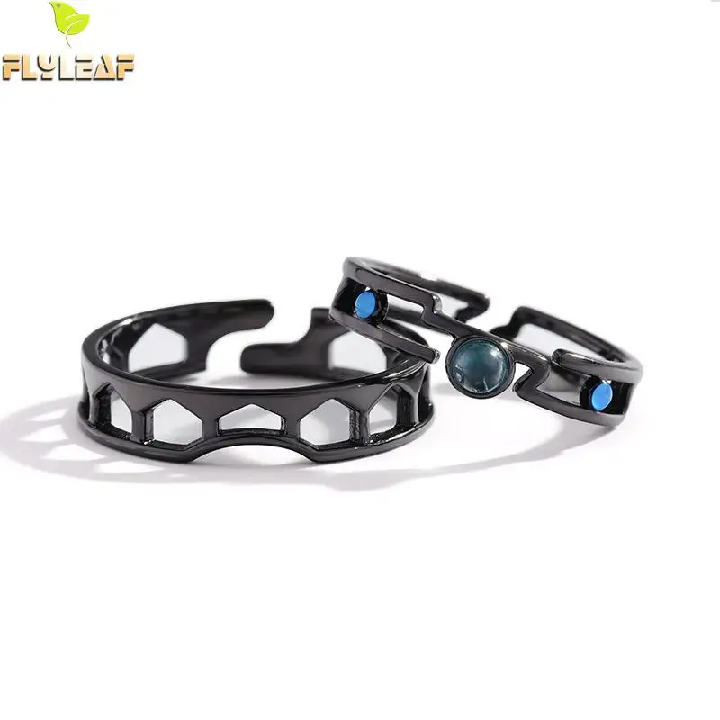 Flyleaf Black Romantic Venice Bridge Crystal Loves Open Rings For Women Men 925 Sterling Silver Couple Jewelry Student Gift
Flyleaf Black Romantic Venice Bridge Crystal Loves Open Rings For Women Men 925 Sterling Silver Couple Jewelry Student Gift