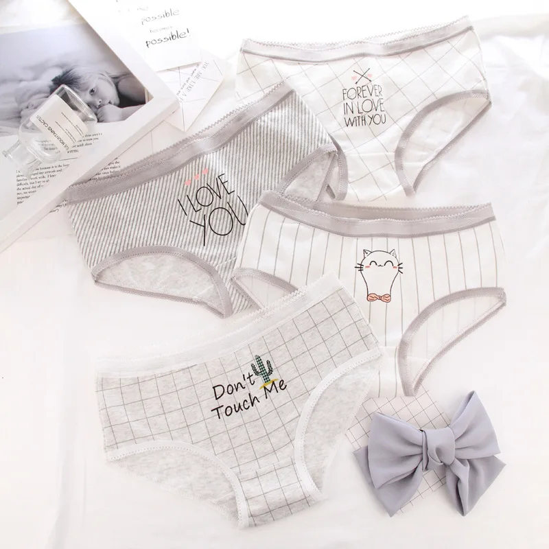 girls underwear 5pc/bag new cotton lovely middle waist briefs young girl panties Teenagers Intimates grey L XL
girls underwear 5pc/bag new cotton lovely middle waist briefs young girl panties Teenagers Intimates grey L XL