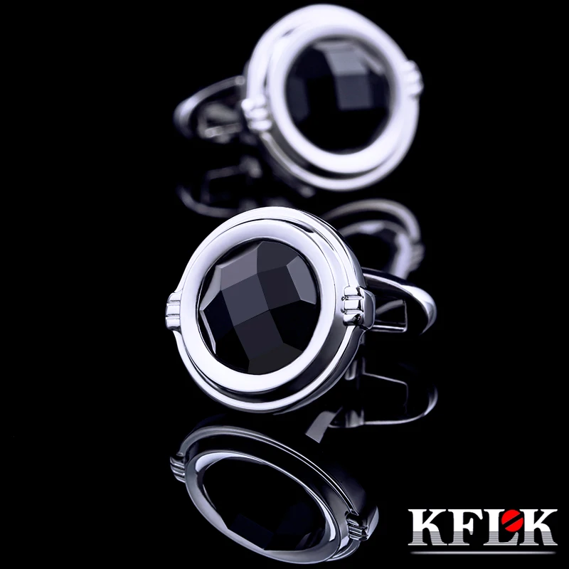 KFLK jewelry 2020 NEW shirt cufflinks for mens Gift Brand cuff button Crystal cuff link High Quality abotoaduras Black Jewelry
KFLK jewelry 2020 NEW shirt cufflinks for mens Gift Brand cuff button Crystal cuff link High Quality abotoaduras Black Jewelry