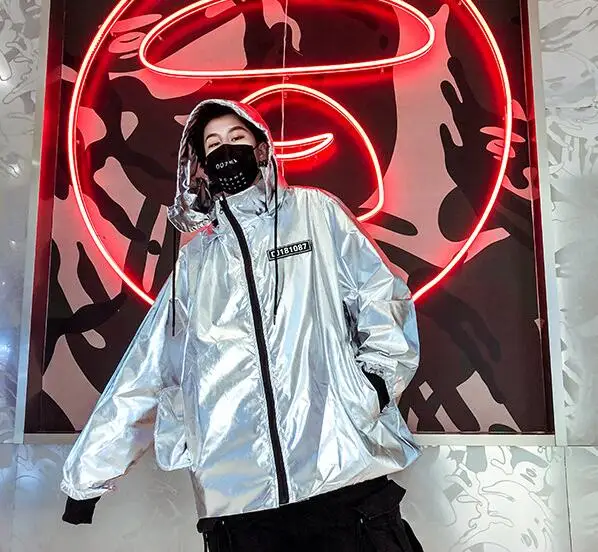 Personalized motorcycle mens leather jacket loose coat men oblique zipper jackets Hooded stage street dance rock fashion silver
Personalized motorcycle mens leather jacket loose coat men oblique zipper jackets Hooded stage street dance rock fashion silver
