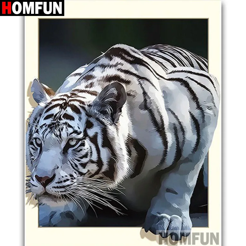 HOMFUN Full Square/Round Drill 5D DIY Diamond Painting "Animal tiger" 3D Diamond Embroidery Cross Stitch Home Decor A19045
HOMFUN Full Square/Round Drill 5D DIY Diamond Painting "Animal tiger" 3D Diamond Embroidery Cross Stitch Home Decor A19045