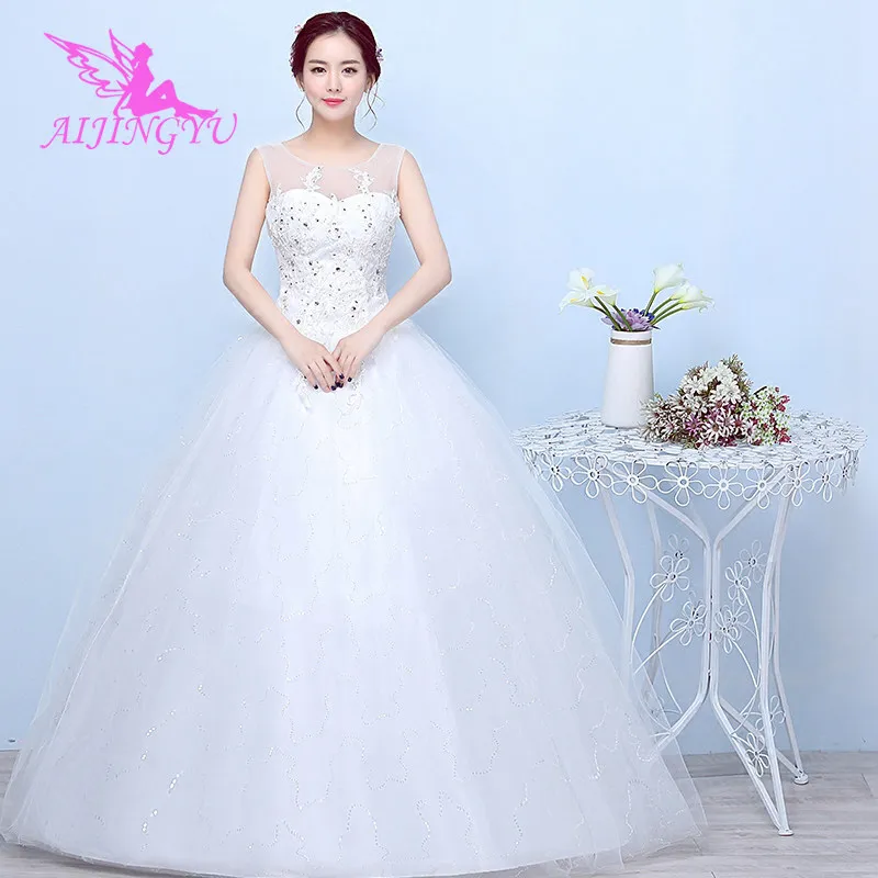 AIJINGYU 2021 2020 white Customized new hot selling cheap ball gown lace up back formal bride dresses wedding dress FU188
AIJINGYU 2021 2020 white Customized new hot selling cheap ball gown lace up back formal bride dresses wedding dress FU188