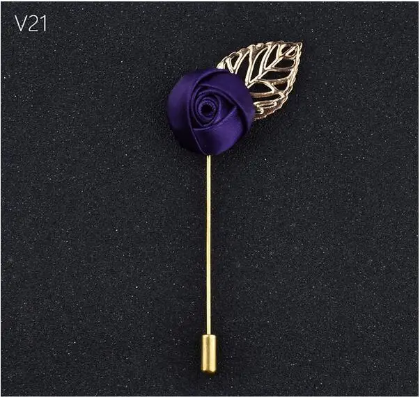 Groom Golden Leaves Purple Roses Cloth Brooch Corsage Flowers Wedding Party Prom Man Suit Corsage Lead Flowers Pin Brooch
Groom Golden Leaves Purple Roses Cloth Brooch Corsage Flowers Wedding Party Prom Man Suit Corsage Lead Flowers Pin Brooch