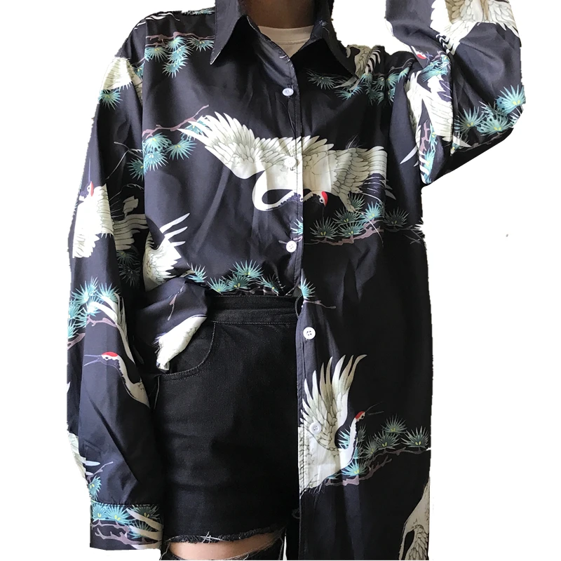 Mazefeng 2018 Spring Women Print Shirts Vintage Ladies Fashion Long Sleeves Simple Shirts Turn-down Collar Women Casual Shirts
Mazefeng 2018 Spring Women Print Shirts Vintage Ladies Fashion Long Sleeves Simple Shirts Turn-down Collar Women Casual Shirts