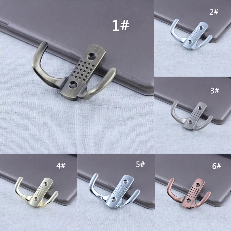 1 Pcs Double Hat Coat Hanger Gold Door Bath Chrome Satin Wall Triple Aluminium Zinc Alloy Material 6 Colours Hooks
1 Pcs Double Hat Coat Hanger Gold Door Bath Chrome Satin Wall Triple Aluminium Zinc Alloy Material 6 Colours Hooks