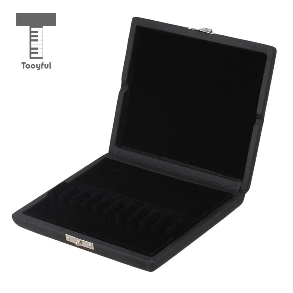 Tooyful PU Leather Oboe Reeds Box Holder Case for 10x Reeds Hold Woodwind Accessory
Tooyful PU Leather Oboe Reeds Box Holder Case for 10x Reeds Hold Woodwind Accessory