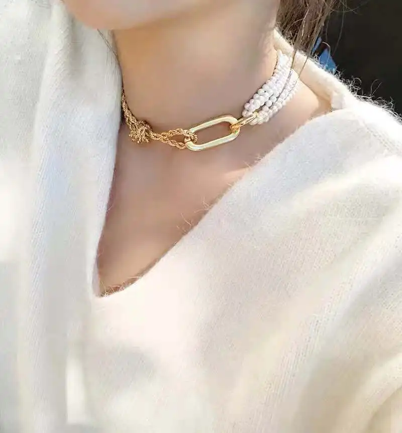 Luxury Thick Chain Statement Necklace Women Choker Colalres New Fashion Jewelry Heavy Metal Design
Luxury Thick Chain Statement Necklace Women Choker Colalres New Fashion Jewelry Heavy Metal Design