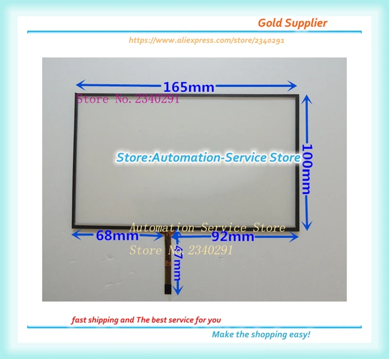 New 7 Inch Touch Screen 165*100 Suitable For GPS Navigation Vehicle DVD Automotive Audio Touch Panel Screen
New 7 Inch Touch Screen 165*100 Suitable For GPS Navigation Vehicle DVD Automotive Audio Touch Panel Screen